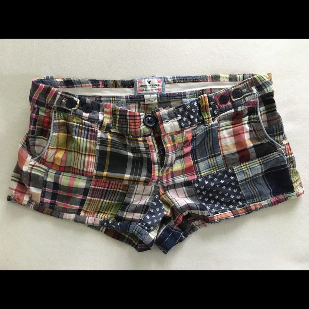 American Eagle Plaid shorts